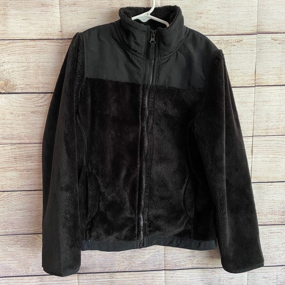 Children’s Place Black Soft Zip Up Fleece Jacket